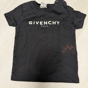 Givenchy Kids Black Tee with Logo